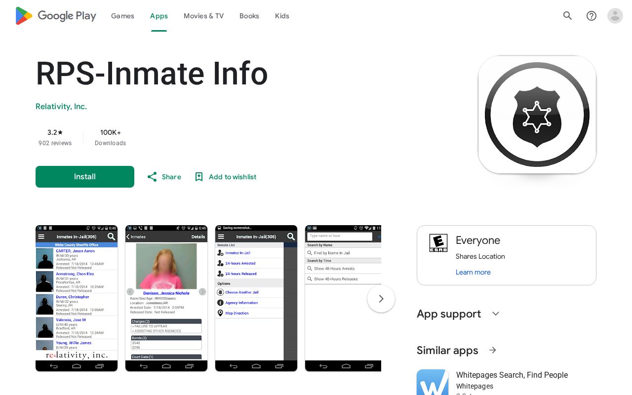 Android jail roster app compared with Sharp County sex offender lookup sources